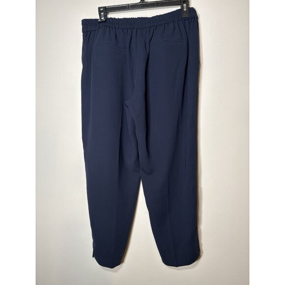 J CREW Jamie Pant Navy Blue Classic Preppy Work Business Minimalist Size 12P - Picture 5 of 9